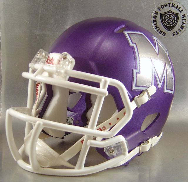 Monroe Area Purple Hurricanes HS 2016 (GA) Satin Purple Chrome Decals